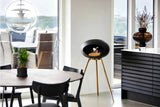 Le Feu - Dome Black Ground Wood High - Fireplace - Viva Alfresco