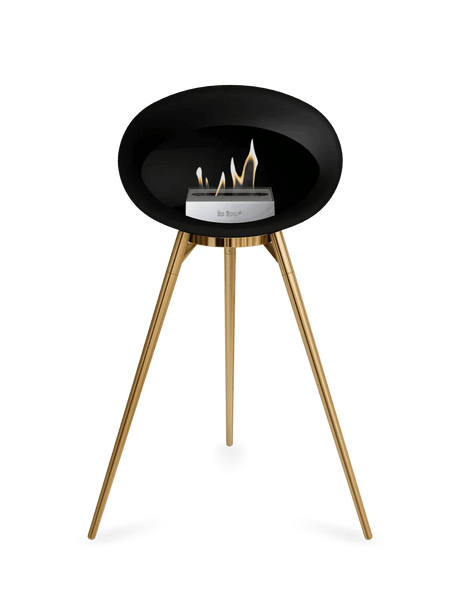 Le Feu - Dome Black Ground Wood High - Fireplace - Viva Alfresco