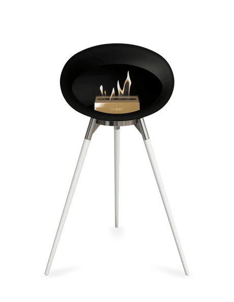 Le Feu - Dome Black Ground Wood High - Fireplace - Viva Alfresco