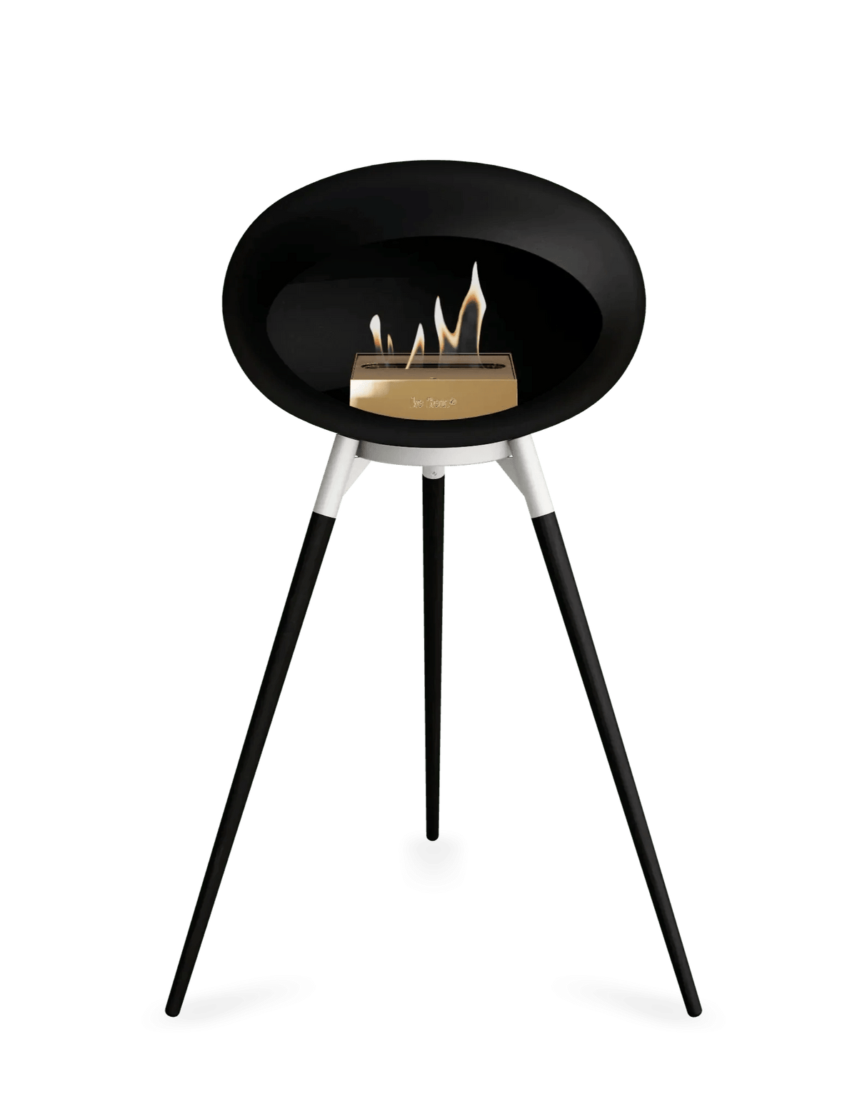 Le Feu - Dome Black Ground Wood High - Fireplace - Viva Alfresco