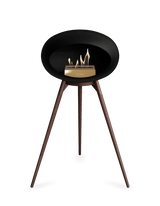 Le Feu - Dome Black Ground Wood High - Fireplace - Viva Alfresco