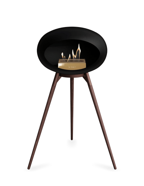 Le Feu - Dome Black Ground Wood High - Fireplace - Viva Alfresco