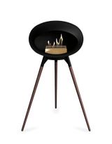 Le Feu - Dome Black Ground Wood High - Fireplace - Viva Alfresco