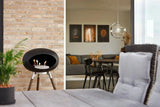 Le Feu - Dome Black Ground Wood High - Fireplace - Viva Alfresco