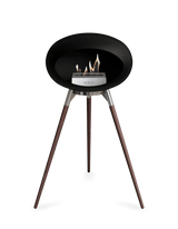 Le Feu - Dome Black Ground Wood High - Fireplace - Viva Alfresco