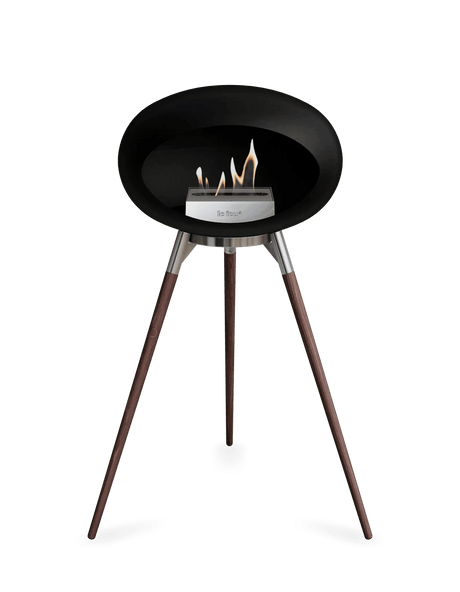 Le Feu - Dome Black Ground Wood High - Fireplace - Viva Alfresco