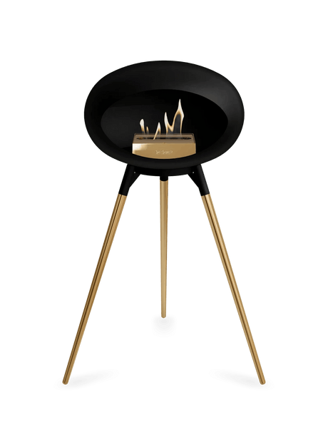 Le Feu - Dome Black Ground Wood High - Fireplace - Viva Alfresco