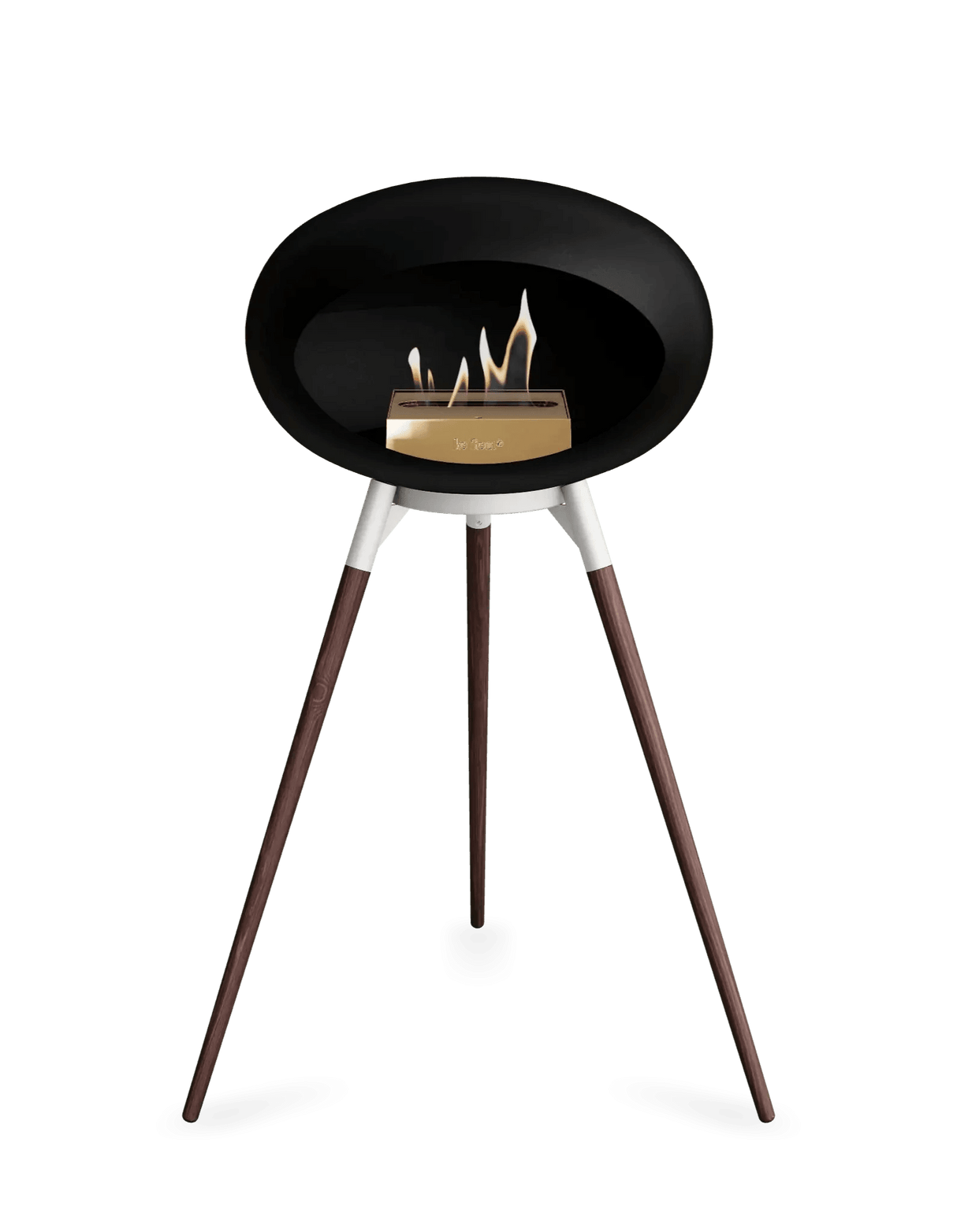 Le Feu - Dome Black Ground Wood High - Fireplace - Viva Alfresco