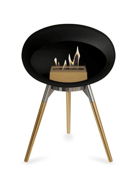 Le Feu - Dome Black Ground Wood Low - Fireplace - Viva Alfresco