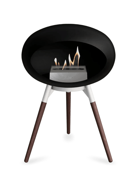 Le Feu - Dome Black Ground Wood Low - Fireplace - Viva Alfresco