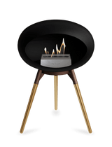 Le Feu - Dome Black Ground Wood Low - Fireplace - Viva Alfresco