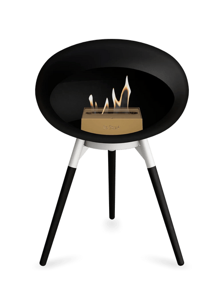 Le Feu - Dome Black Ground Wood Low - Fireplace - Viva Alfresco