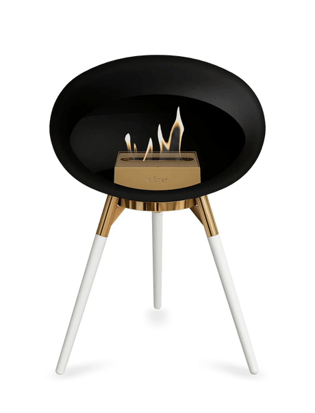 Le Feu - Dome Black Ground Wood Low - Fireplace - Viva Alfresco