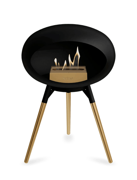 Le Feu - Dome Black Ground Wood Low - Fireplace - Viva Alfresco