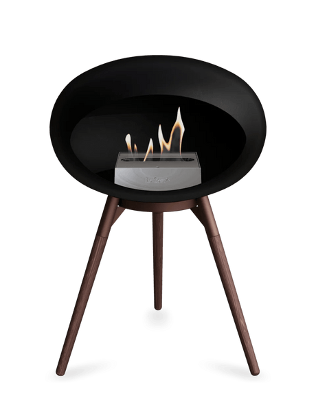 Le Feu - Dome Black Ground Wood Low - Fireplace - Viva Alfresco