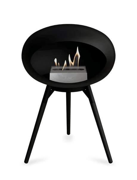 Le Feu - Dome Black Ground Wood Low - Fireplace - Viva Alfresco