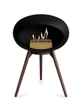 Le Feu - Dome Black Ground Wood Low - Fireplace - Viva Alfresco