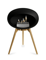 Le Feu - Dome Black Ground Wood Low - Fireplace - Viva Alfresco