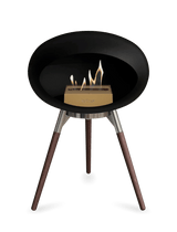 Le Feu - Dome Black Ground Wood Low - Fireplace - Viva Alfresco