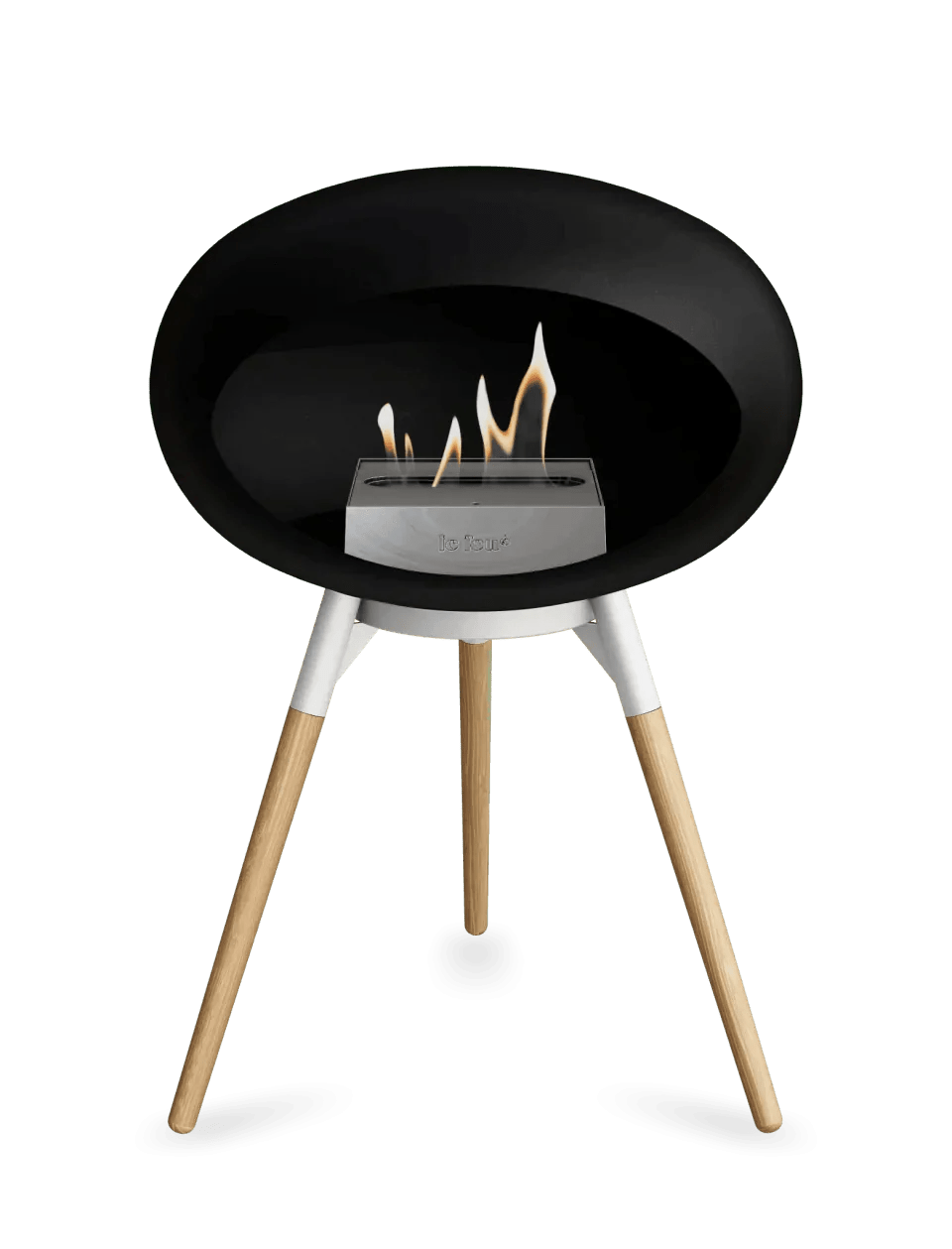 Le Feu - Dome Black Ground Wood Low - Fireplace - Viva Alfresco