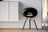 Le Feu - Dome Black Ground Wood Low - Fireplace - Viva Alfresco