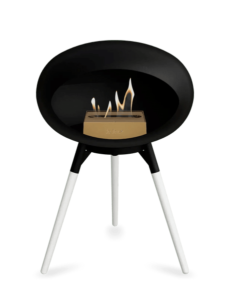 Le Feu - Dome Black Ground Wood Low - Fireplace - Viva Alfresco