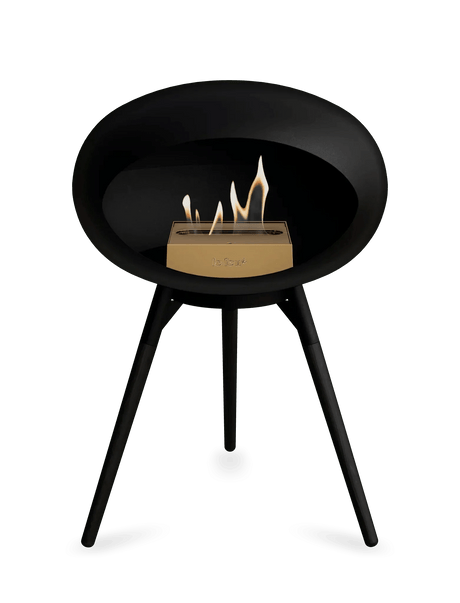 Le Feu - Dome Black Ground Wood Low - Fireplace - Viva Alfresco