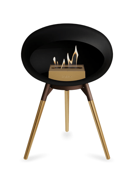 Le Feu - Dome Black Ground Wood Low - Fireplace - Viva Alfresco