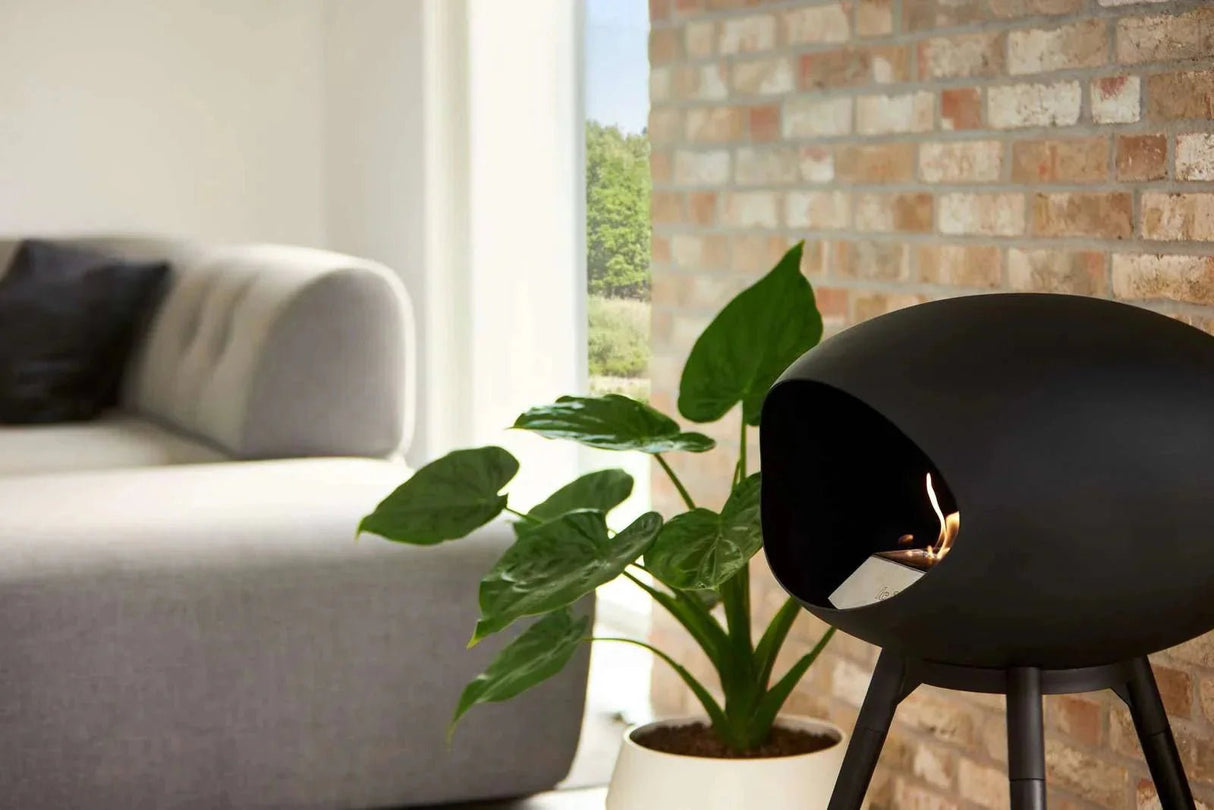 Le Feu - Dome Black Ground Wood Low - Fireplace - Viva Alfresco