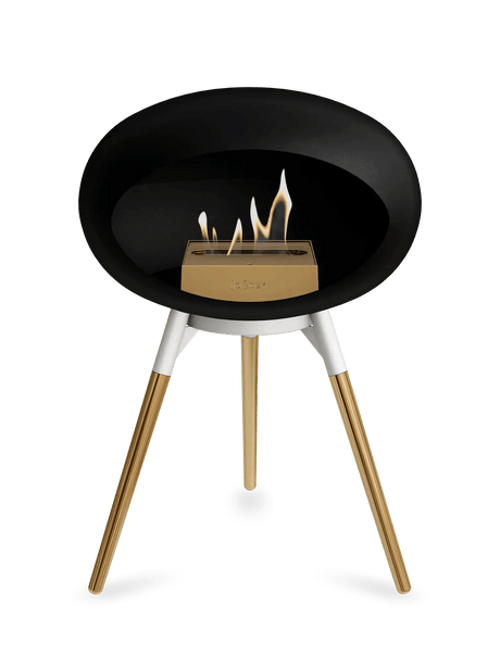 Le Feu - Dome Black Ground Wood Low - Fireplace - Viva Alfresco