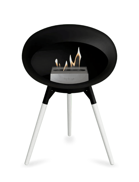 Le Feu - Dome Black Ground Wood Low - Fireplace - Viva Alfresco