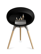 Le Feu - Dome Black Ground Wood Low - Fireplace - Viva Alfresco