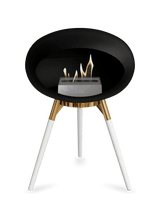 Le Feu - Dome Black Ground Wood Low - Fireplace - Viva Alfresco