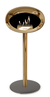 Le Feu - Dome Chromed Rose Gold Ground Steel High Pole - Fireplace - Viva Alfresco