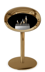 Le Feu - Dome Chromed Rose Gold Ground Steel Low Pole - Fireplace - Viva Alfresco