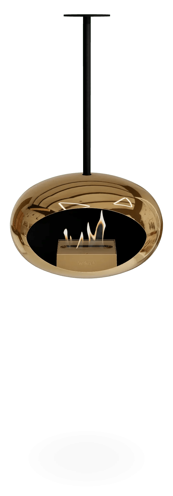 Le Feu - Dome Chromed Rose Gold Sky Indoor/Outdoor - Fireplace - Viva Alfresco