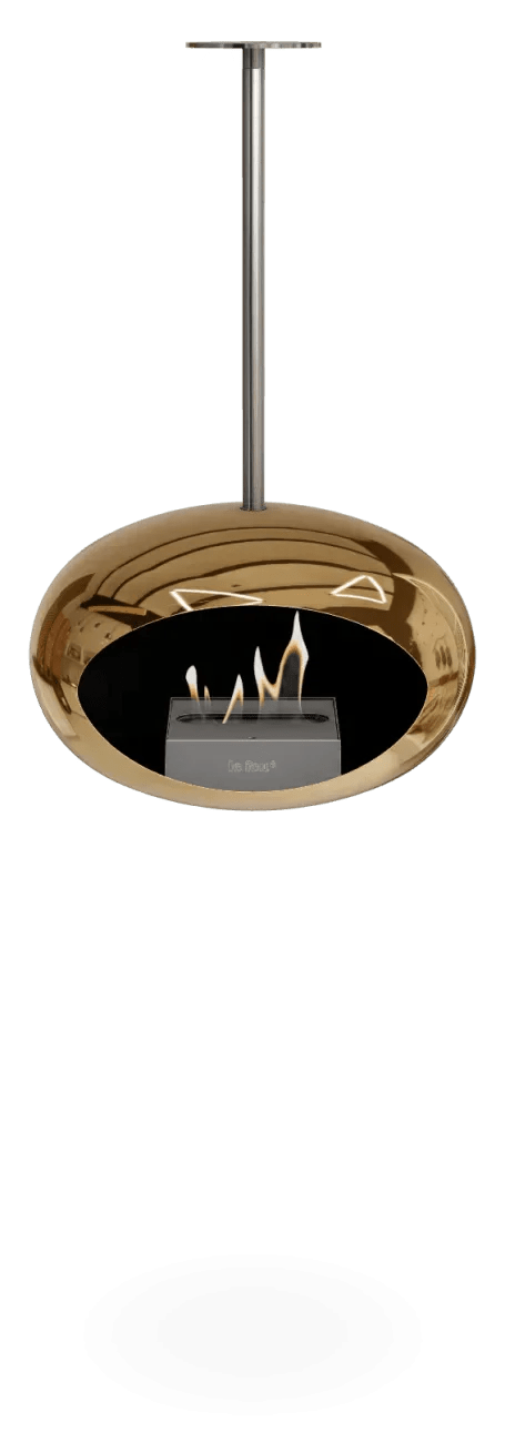 Le Feu - Dome Chromed Rose Gold Sky Indoor/Outdoor - Fireplace - Viva Alfresco