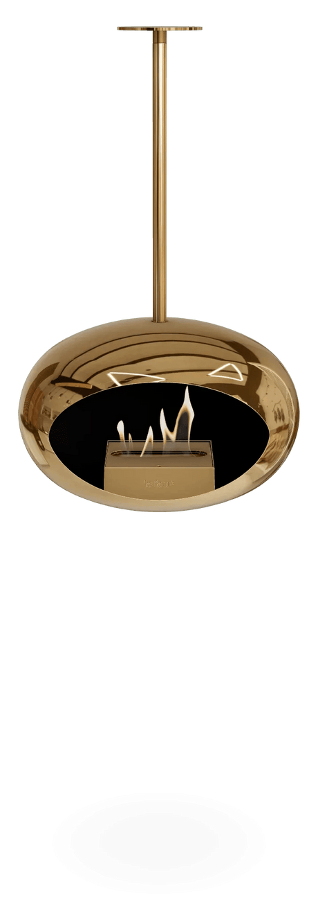 Le Feu - Dome Chromed Rose Gold Sky Indoor/Outdoor - Fireplace - Viva Alfresco