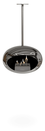 Le Feu - Dome Chromed Silver Sky Indoor/Outdoor - Fireplace - Viva Alfresco