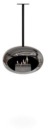 Le Feu - Dome Chromed Silver Sky Indoor/Outdoor - Fireplace - Viva Alfresco