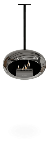 Le Feu - Dome Chromed Silver Sky Indoor/Outdoor - Fireplace - Viva Alfresco