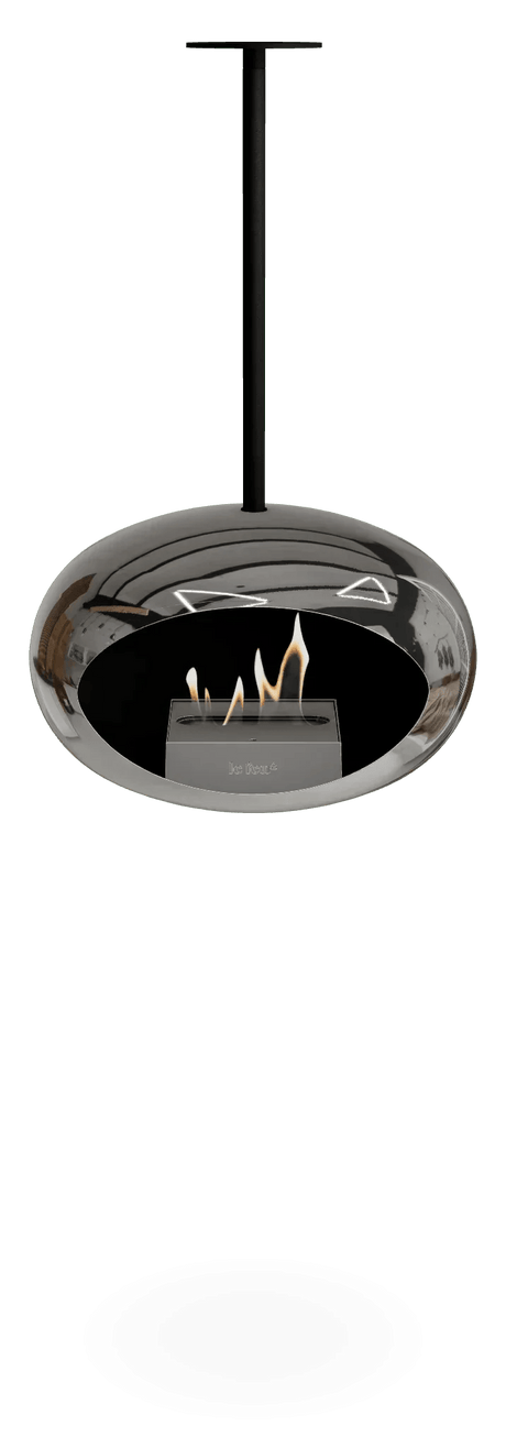 Le Feu - Dome Chromed Silver Sky Indoor/Outdoor - Fireplace - Viva Alfresco