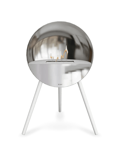 Le Feu - Dome Eye Chromed Silver - Fireplace - Viva Alfresco