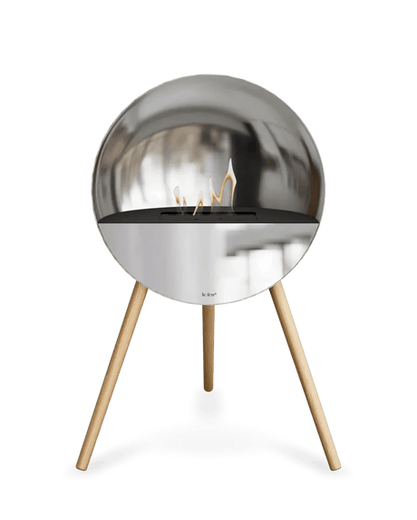 Le Feu - Dome Eye Chromed Silver - Fireplace - Viva Alfresco