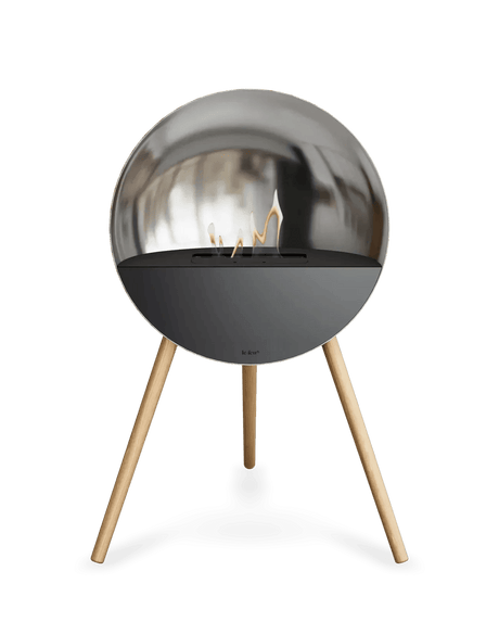 Le Feu - Dome Eye Chromed Silver - Fireplace - Viva Alfresco