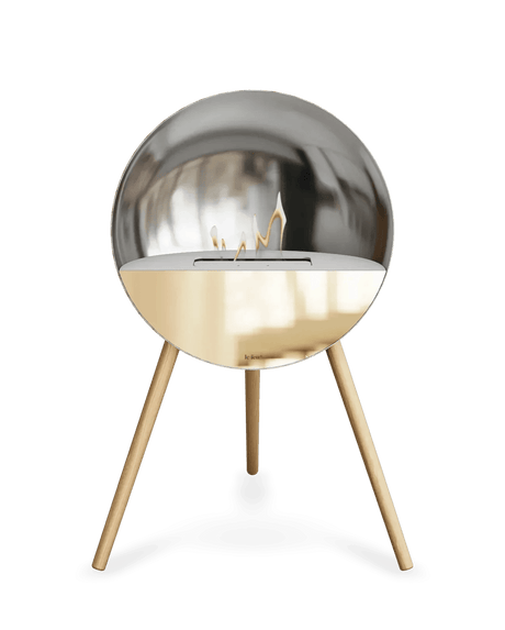 Le Feu - Dome Eye Chromed Silver - Fireplace - Viva Alfresco