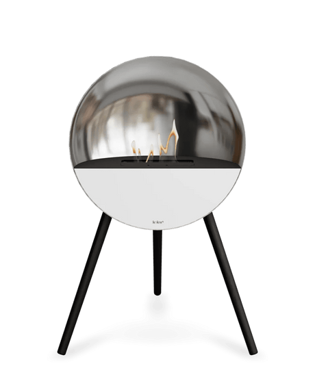 Le Feu - Dome Eye Chromed Silver - Fireplace - Viva Alfresco