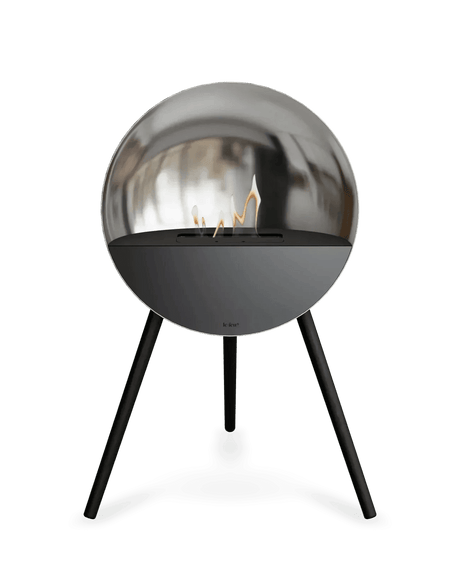 Le Feu - Dome Eye Chromed Silver - Fireplace - Viva Alfresco