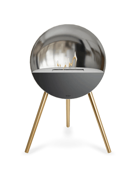 Le Feu - Dome Eye Chromed Silver - Fireplace - Viva Alfresco