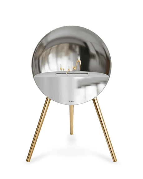 Le Feu - Dome Eye Chromed Silver - Fireplace - Viva Alfresco